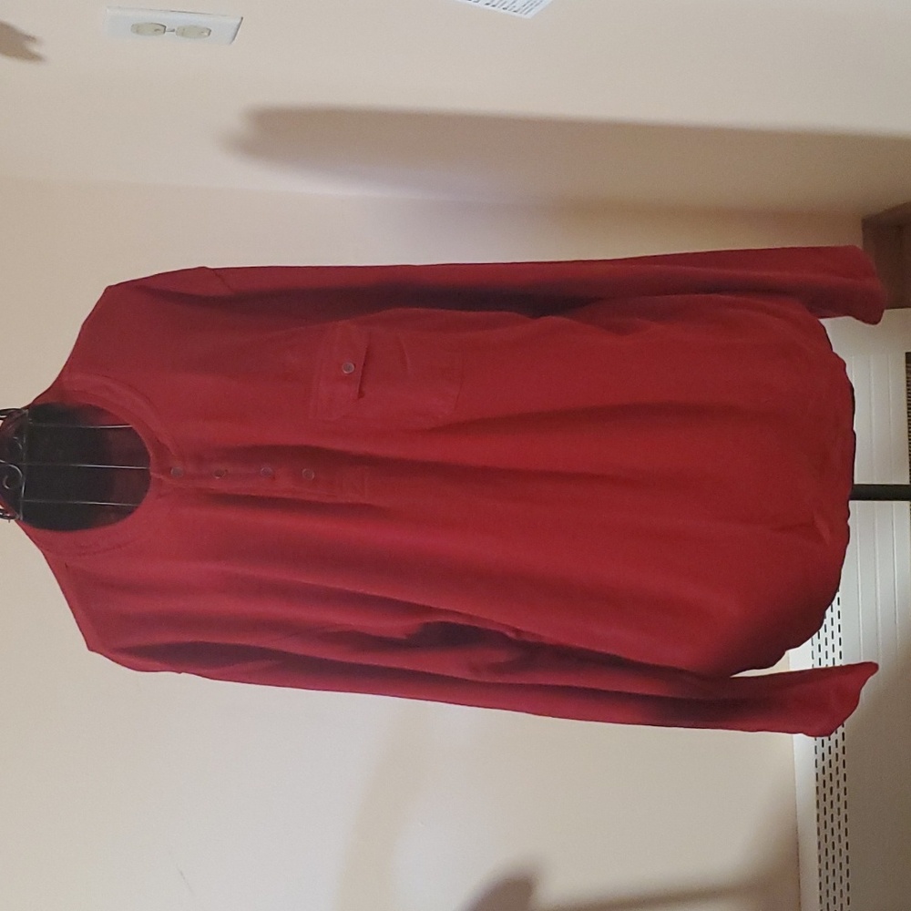 Buffalo David Bitton red cotton shirt size XL